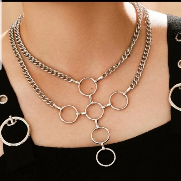 Nikkiwallflower Jewelry - ○Portia○ Rings and Chains Necklace